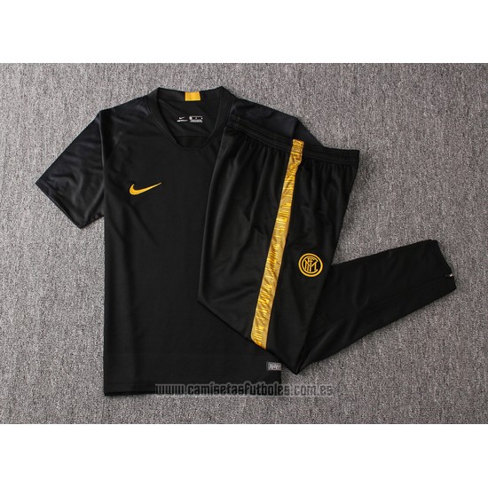 Chandal del Inter Milan Manga Corta 2019-2020 Negro